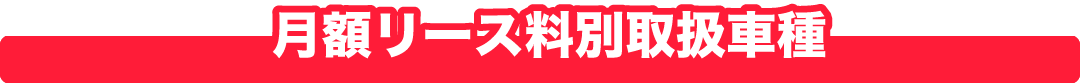月額リース料別取扱車種